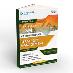 CA Inter Strategic Management Book by CA Aarti Lahoti