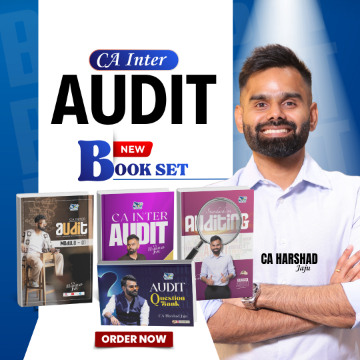 CA Inter Auditing & Ethics Books Set by CA Harshad Jaju