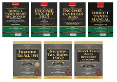 Commercial’s - Ultimate Income Tax Law Combo 2026, Essential Combo + Classic Combo + Direct Taxes Manual (2 Volumes), Act, Rules and Ready Reckoner – Combo (Set of 8 Books) By Dr. Girish Ahuja and Adv. Rahul Agrawal