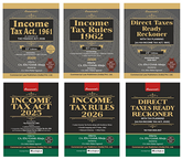 Commercialโs Income Tax Act, Income Tax Rules and Direct Taxes Ready Reckoner - Combo (Set of 6 Books) By CA Dr. Girish Ahuja