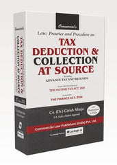 Commercial's Law, Practice and Procedure on Tax Deduction & Collection at Source - Book By Girish Ahuja and Rahul Agrawal