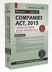 Commercial's Companies Act, 2013 and Rules with Ready Referencer - Book By Pavan Kumar Vijay