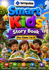 Smart Kids Story Book (For Class 1 to 3): Fun Moral Stories with Visualization for Kids Ages 6โ9 Filled with Learning and Imagination - Book By lernpulse