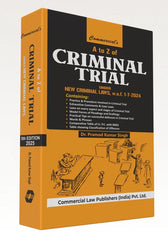 Commercial's A to Z of Criminal Trial Under Criminal Laws book by Dr Pramod Kumar Singh
