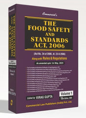 Commercial's The Food Safety and Standards Act, 2006 - Book By Virag Gupta