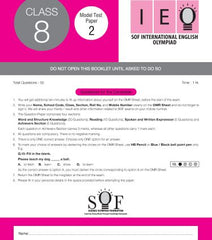 IEO Class-8 Olympiad Previous Years Papers (PYP) English with Sample OMR Sheet - Book By MTG Learning
