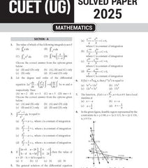 NTA CUET (UG) Chapter wise Question Bank Mathematics By MTG Learning