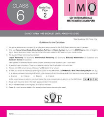 IMO Class-6 Olympiad Previous Years Papers (PYP) Mathematics with Sample OMR Sheet- Book by MTG Learning