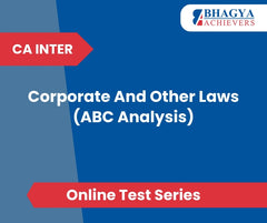 CA Inter Corporate And Other Laws (ABC Analysis) Test Series (Online)