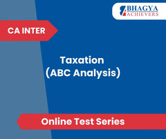 CA Inter Taxation (ABC Analysis) Test Series (Online)
