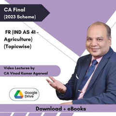 CA Final FR (IND AS 41 - Agriculture) (Topicwise) Video Lectures by CA Vinod Kumar Agarwal (Download + eBooks)