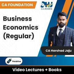 CA Foundation Business Economics (Regular) Video Lectures by CA Harshad Jaju (Pendrive)