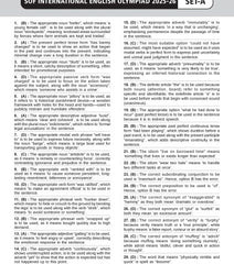 IEO Class-10 Olympiad Previous Years Papers (PYP - Set A and B) English with Sample OMR Sheet By MTG Learning