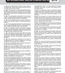 IEO Class-7 Olympiad Previous Years Papers (PYP) English with Sample OMR Sheet - Book By MTG Learning