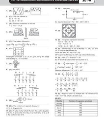 IMO Class-6 Olympiad Previous Years Papers (PYP) Mathematics with Sample OMR Sheet- Book by MTG Learning
