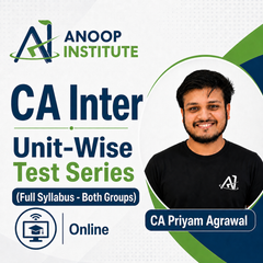 CA Inter (Full Syllabus - Both Group) Unit-Wise Test Series by CA Priyam Agarwal (Online)