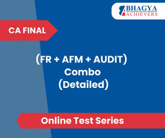 CA Final (FR + AFM + AUDIT) Combo (Detailed) Test Series (Online)