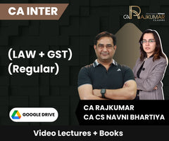 CA Inter (LAW + GST) (Regular) Video Lectures by CA Rajkumar, CA CS Navni Bhartiya (Google Drive)