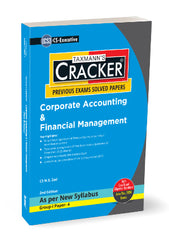 Taxmann Cracker -Corporate Accounting and Financial Management Book for CS Executive (2022 Syllabus) by N.S. Zad