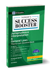 Taxmann Success Booster -Jurisprudence Interpretation and General Laws Book for CS Executive (2022 Syllabus) by Ankush Bansal
