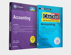 Essentials Combo: Accounting (Study Material + Cracker - Set of 2 Books) for CA Foundation (2023 Syllabus) by Taxmann