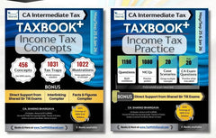 CA Inter Income Tax Concepts & Practice (Set of 2 books) by CA Sharad Bhargava