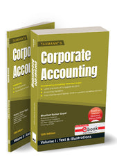 Corporate Accounting book by Taxmann