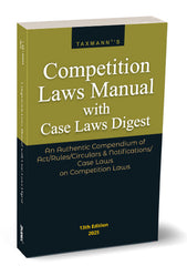 Competition Laws Manual with Case Laws Digest book by Taxmann