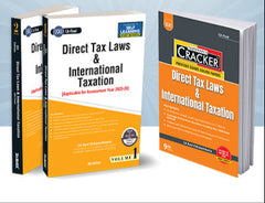 CA Final Essentials Combo Direct Tax Laws & International Taxation (Study Material + Cracker - Set of 2 Books) by Taxmann