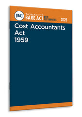 Taxmann's Cost Accountants Act 1959 – Bare Act with Section Notes