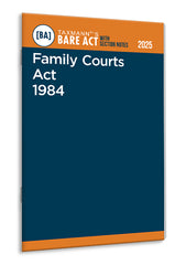 Taxmann's Family Courts Act 1984 – Bare Act with Section Notes