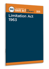 Taxmann's Limitation Act 1963 – Bare Act with Section Notes