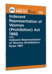 Taxmann's Indecent Representation of Women (Prohibition) Act 1986 with Indecent Representation of Women (Prohibition) Rules 1987 – Bare Act with Section Notes