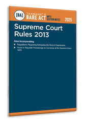 Taxmann's Supreme Court Rules 2013 – Bare Act with Section Notes