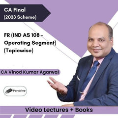 CA Final FR (IND AS 108 - Operating Segment) (Topicwise) Video Lectures by CA Vinod Kumar Agarwal (Pendrive + Books)