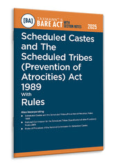 Taxmann's Scheduled Castes and The Scheduled Tribes (Prevention of Atrocities) Act 1989 with Rules – Bare Act with Section Notes