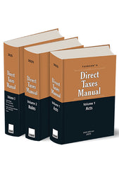 Direct Taxes Manual (Set of 3 Volumes) by Taxmann