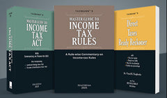 Commentary Combo (Direct Tax Laws) Master Guide to Income Tax Act & Rules and Direct Taxes Ready Reckoner (DTRR) Finance Act 2023 Edition (Set of 3 Books) by Vinod K. Singhania