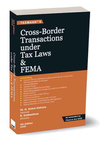 Cross-Border Transactions under Tax Laws & FEMA book by G. Gokul Kishore,R. Subhashree