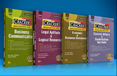 Taxmann Cracker Combo Papers 1 to 4 (BuCo, LALR, EBE, and CAQA) Set of 4 Books for CSEET Exams