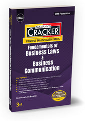 Taxmann Cracker - Fundamentals of Business Laws and Business Communication Book for CMA Foundation by Leena Lalit Parakh
