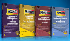 Taxmann Cracker Combo Papers 1 to 4 (FBLC/Law, FFCA/Accounting, FBMS/Maths, and FBEM/Economics) Set of 4 Books for CMA Foundation