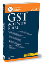 GST Acts with Rules book by Taxmann