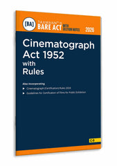 Taxmann's Cinematograph Act 1952 with Rules – Bare Act with Section Notes