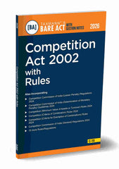 Taxmann's Competition Act 2002 with Rules – Bare Act with Section Notes