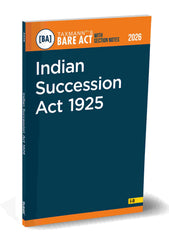 Taxmann's Indian Succession Act 1925 – Bare Act with Section Notes
