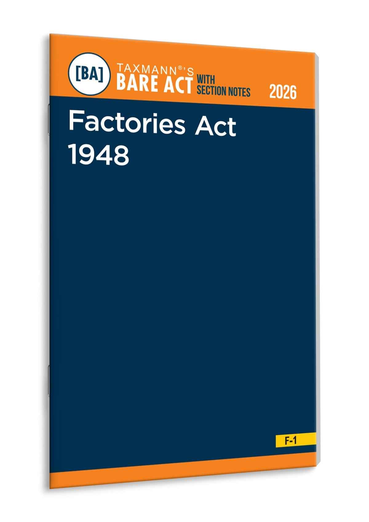 Factories Act 1948 by Taxmann
