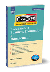 Taxmann Cracker - Fundamentals of Business Economics & Management Book for CMA Foundation by Leena Lalit Parakh