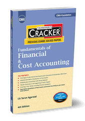 Taxmann Cracker - Fundamentals of Financial and Cost Accounting Book for CMA Foundation by Tarun Agarwal