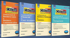 Taxmann Cracker Combo Papers 1 to 4 (FBLC/Law, FFCA/Accounting, FBMS/Maths, and FBEM/Economics) Set of 4 Books for CMA Foundation
